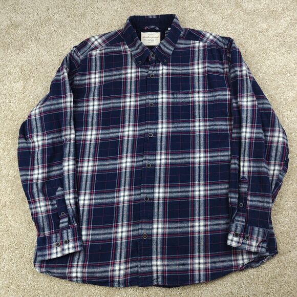 Weatherproof Other - Weatherproof Plaid Flannel Shirt Men's XXL Blue Cozy Soft Utility Classic Cotton